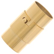 Chiusura magnetica per cordino da 10 mm - Acciaio inossidabile 304 dorato x1|raw }}