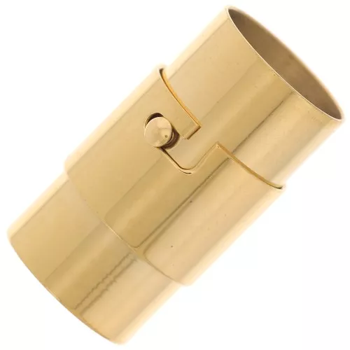 Chiusura magnetica per cordino da 10 mm - Acciaio inossidabile 304 dorato x1