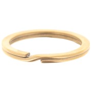 Anello portachiavi personalizzabile 28 mm - Acciaio inox 304 dorato x1|raw }}