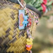 Anello portachiavi personalizzabile 28 mm - Acciaio inox 304 dorato x1