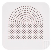 Modello in plastica 10,5x10,5 cm per formare il filo - Bianco x1