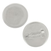 Porta spillo per cabochon da 20 mm - acciaio inox 304 x1|raw }}