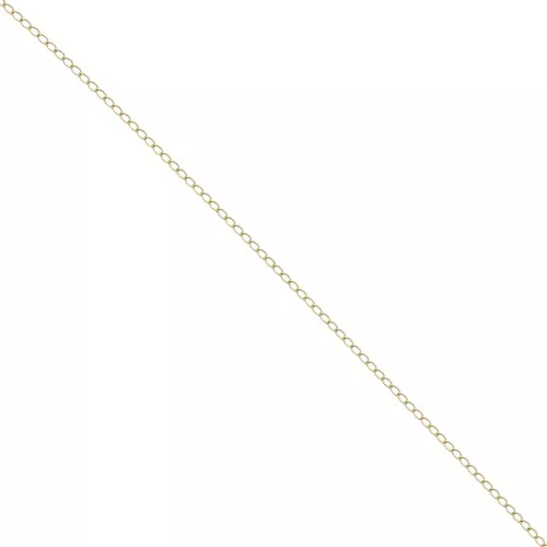 Catena maglia rombo da 1,3 mm - Acciaio inossidabile 316L dorato x50cm