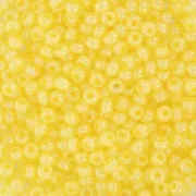 Perle di semi Preciosa 9/0 2,5 mm - Alabastro giallo x20g