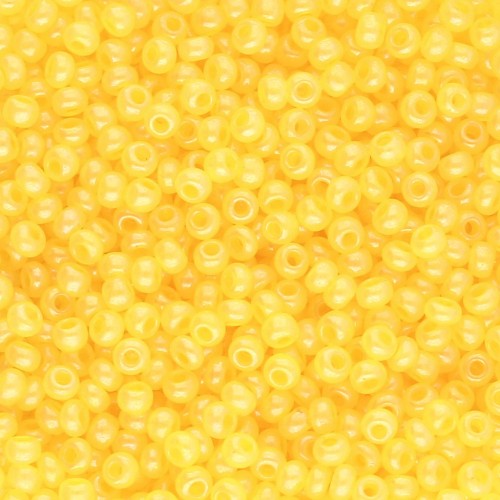 Perla Preciosa 11/0 da 2 mm - Yellow Alabaster x20 g