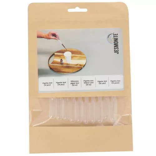 Set di 10 pipette da 3 ml per colorante - Trasparente