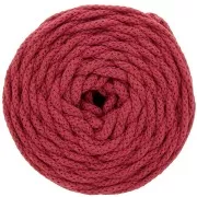 Bobine de cordon en coton pour macramé Cotton Air 5 mm - Brique x50m
