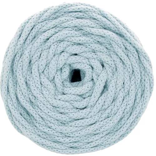 Bobina di corda per macramè Cotton Air 5 mm - Celeste x50m