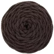 Bobine de cordon en coton pour macramé Cotton Air 5 mm - Chocolat x50m