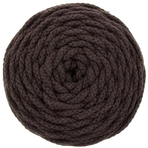 Bobina di corda per macramè Cotton Air 5 mm - Cioccolato x50m