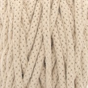 Bobina di corda per macramè Cotton Air 5 mm - Beige x50m