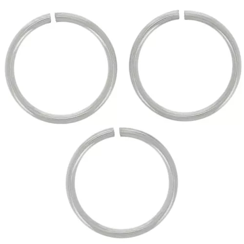 Anelli aperti 8x0,7 mm - Acciaio inox 316L x10