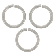 Anelli aperti 8x1 mm - acciaio inox 316L x10|raw }}
