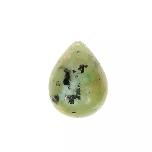 Cabochon a goccia 5x4 mm in pietra semipreziosa - Turchese africano - Diaspro x2