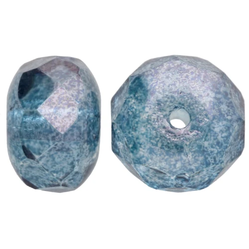 Ciambelle 9x6 mm Cristallo Baby Blue Luster x25