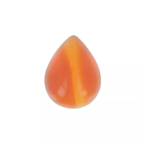 Cabochon a goccia 5x4 mm in pietra semipreziosa - Corniola x2