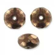 Ciambelle 7x4 mm Jet Bronze x25
