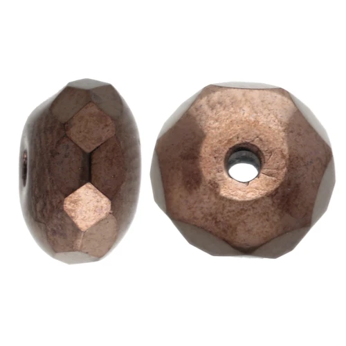 Ciambelle 7x4 mm Jet Bronze x25