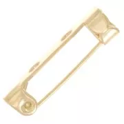 Porta spille 19 mm - Dorate in oro fino x50