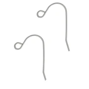 Ganci per orecchie da 12 mm - acciaio inossidabile 316L x2