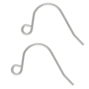 Ganci per orecchini da 13 mm - Acciaio inossidabile 316L x2