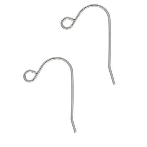 Ganci per orecchie da 12 mm - acciaio inossidabile 316L x2
