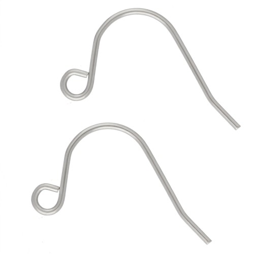 Ganci per orecchini da 13 mm - Acciaio inossidabile 316L x2