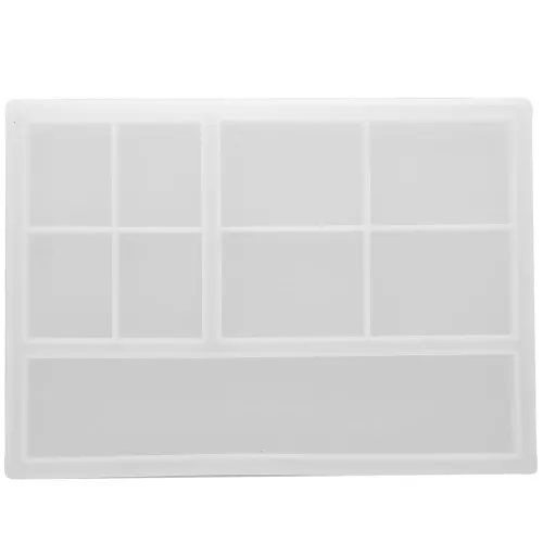 Stampo in silicone per vassoio rettangolare 23,5x16,5 cm - Trasparente x1