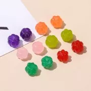 Perla di pietra semipreziosa tinta da 8 mm - Calcedonio rosa x1