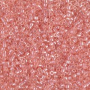 Miyuki Delica 11/0 DB0106-1 - Trasparente con riflessi rosa conchiglia x8g