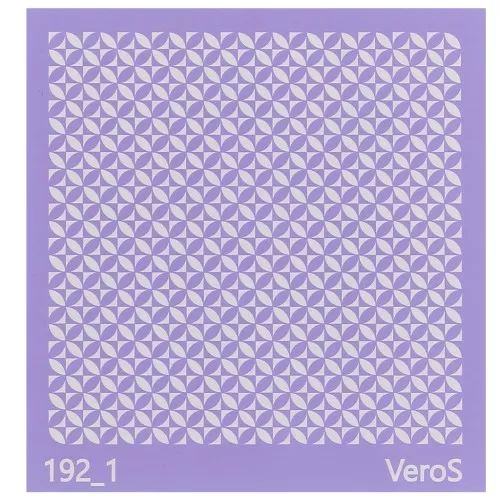 Silk Screen VeroS per pasta polimerica 90x90 mm - Disegno grafico n°192_1 x1