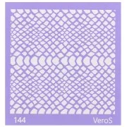 Silk Screen VeroS per pasta polimerica 90x90 mm - motivo Pitone n°144 x1