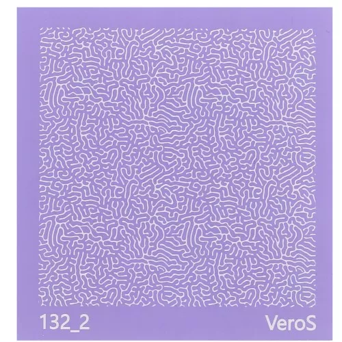 Silk Screen VeroS per pasta polimerica 90x90 mm - Motivo astratto n°132_2 x1