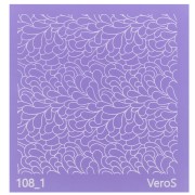 Silk Screen VeroS per pasta polimerica 90x90 mm - Motivo a onda n°108_1 x1|raw }}