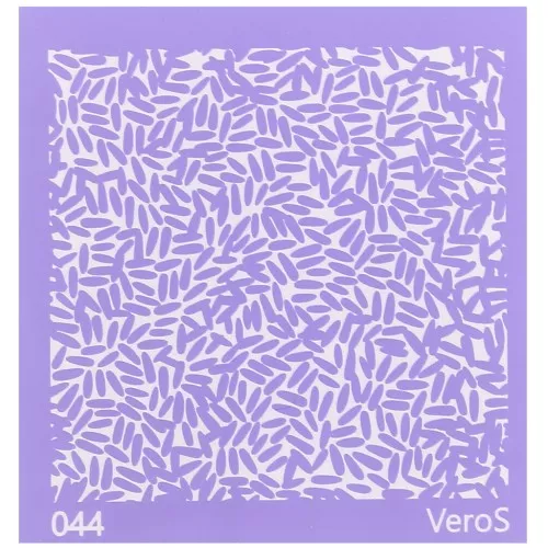 Silk Screen VeroS per pasta polimerica 90x90 mm - Motivo del seme n°044 x1