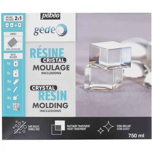 Kit Resina Cristal 750 ml