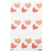 Foglio di trasferimento VeroS 13,5x9 cm - carta solubile per argilla polimerica - N°029 x1