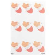 Foglio di trasferimento VeroS 13,5x9 cm - carta solubile per argilla polimerica - N°030 x1