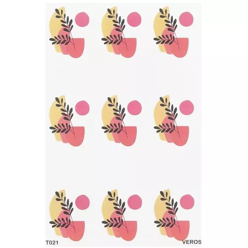 Foglio di trasferimento VeroS 13,5x9 cm - carta solubile per argilla polimerica - N°021 x1