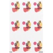 Foglio di trasferimento VeroS 13,5x9 cm - carta solubile per argilla polimerica - N°022 x1