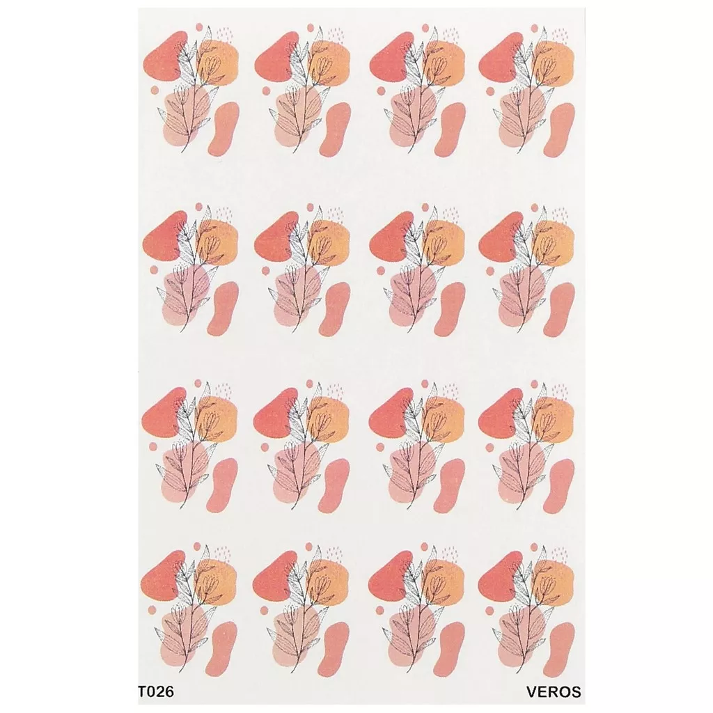 WEBEEDY 6 Fogli Di Decalcomanie Sottosmalto In Ceramica, Trasferibili Floreali Per Porcellana E Argilla, 53x37 Cm, Istruzioni Incluse
