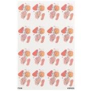 Foglio di trasferimento VeroS 13,5x9 cm - carta solubile per argilla polimerica - N°026 x1