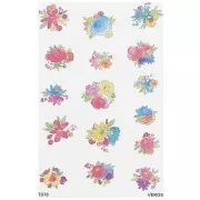 Feuille de transfert VeroS 13.5x9 cm 100% soluble pour pâte polymère - N°078 x1