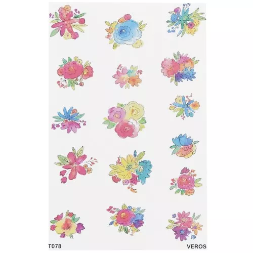 Foglio di trasferimento VeroS 13,5x9 cm 100% solubile per pastapolimerica N°078 x1