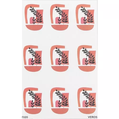 Foglio di trasferimento VeroS 13,5x9cm 100% solubile per pasta polimerica N°020 x1