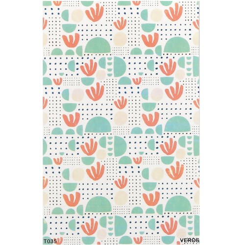 Foglio di trasferimento VeroS 13,5x9 cm -carta solubile pasta polimerica- N°035 x1