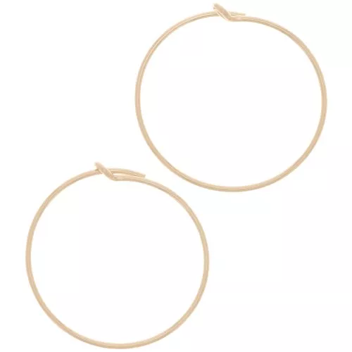Orecchini a cerchio 20 mm - Gold filled x30