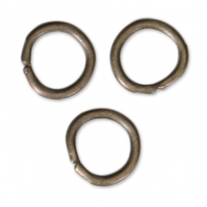 Anellini aperti mm. 5.5x0.8 colore bronzo x50