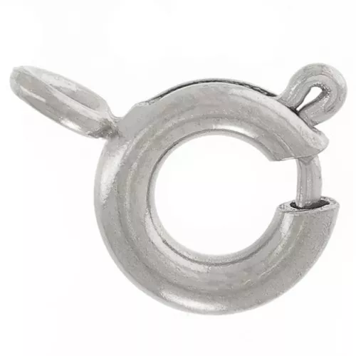 Chiusura a molla da 6 mm con anello chiuso - acciaio inox 304 x1