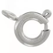 Chiusure a molla da 6 mm con anello chiuso - acciaio inox 304L  x10